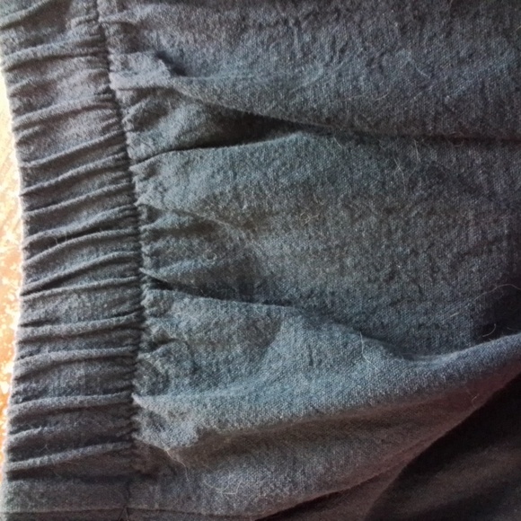 WOMENS BLUE WIDE LEG CAPRIS SIZE M/L - Picture 2 of 6